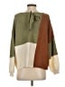 by the River Color Block Green Pullover Sweater Size Sm - Med - photo 2