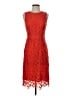 Ann Taylor 100% Polyester Red Cocktail Dress Size 0 - photo 1