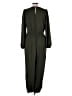 Pretty Garden 100% Polyester Solid Green Jumpsuit Size L - photo 2