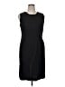 Perceptions Solid Black Cocktail Dress Size 14 - photo 1