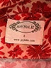 Mia Joy 100% Polyester Floral Red 3/4 Sleeve Blouse Size 8 - photo 7