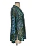 Travelsmith 100% Polyester Teal 3/4 Sleeve Blouse Size S - photo 4