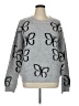Olivia Grey Graphic Gray Pullover Sweater Size XL - photo 1