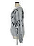 Olivia Grey Graphic Gray Pullover Sweater Size XL - photo 5