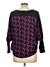 Point Houndstooth Purple Pullover Sweater Size L - photo 2