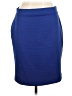 Elle Chevron-herringbone Blue Formal Skirt Size M - photo 1