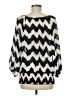 Sami & JO 100% Polyester Black 3/4 Sleeve Blouse Size M - photo 2