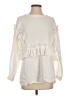 Sensemill 100% Cotton Ivory Long Sleeve Blouse Size S - photo 1