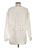 Sensemill 100% Cotton Ivory Long Sleeve Blouse Size S - photo 2