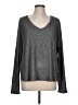 Gap Body Metallic Gray Pullover Sweater Size L - photo 1