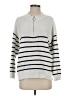 Fashion Stripes White Pullover Sweater Size S - photo 1