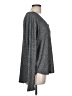 Gap Body Metallic Gray Pullover Sweater Size L - photo 4
