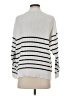 Fashion Stripes White Pullover Sweater Size S - photo 2