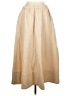 Unbranded 100% Polyester Solid Tan Formal Skirt Size L - photo 1