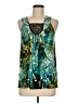 Elementz Green Sleeveless Blouse Size M - photo 1