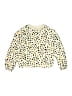 Hanna Andersson 100% Cotton Polka Dots Ivory Pullover Sweater Size 12 - photo 1