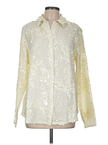 Gold Hawk Long Sleeve Blouse (view 1)