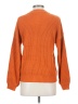 Naggoo 100% Acrylic Solid Orange Pullover Sweater Size S - photo 2