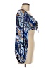 Luxxel 100% Polyester Blue 3/4 Sleeve Blouse Size M - photo 4