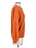 Naggoo 100% Acrylic Solid Orange Pullover Sweater Size S - photo 4