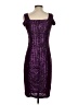 En Focus Studio 100% Polyester Purple Cocktail Dress Size 4 - photo 2
