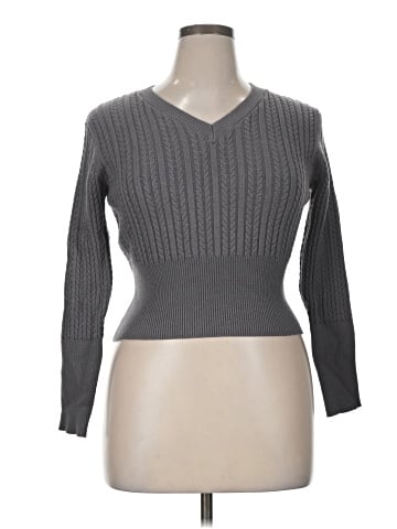Faded Rose Pullover Sweater (view 1)