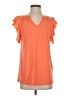 Kikula Orange Short Sleeve Top Size S - photo 1
