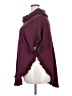 Joseph A. 100% Rayon Burgundy Poncho Size 2X - photo 5