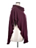 Joseph A. 100% Rayon Burgundy Poncho Size 2X - photo 4