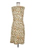 Unbranded Animal Print Ivory Cocktail Dress Size M (estimated) - photo 1