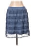 Ultra Pink 100% Polyester Paisley Blue Casual Skirt Size L - photo 2