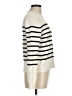 MNG Stripes Ivory Pullover Sweater Size M - photo 4
