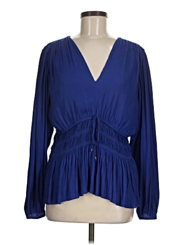 White House Black Market Long Sleeve Blouse (view 1)