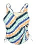Lands' End Tie-dye Blue Swimsuit Top Size 16 - photo 1