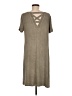 Assorted Brands Solid Tan Casual Dress Size M (estimated) - photo 2