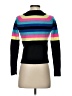 Pure Amici Stripes Black Turtleneck Sweater Size XS - photo 2