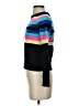 Pure Amici Stripes Black Turtleneck Sweater Size XS - photo 5