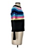 Pure Amici Stripes Black Turtleneck Sweater Size XS - photo 4