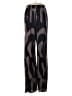 Shein 100% Polyester Animal Print Black Casual Pants Size 6 - photo 1