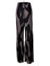 Shein 100% Polyester Animal Print Black Casual Pants Size 6 - photo 2