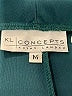 KL Concepts 100% Polyester Solid Teal Casual Pants Size M - photo 4