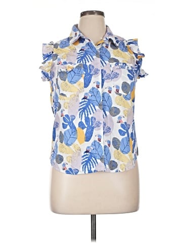 Joy Joy Sleeveless Button-Down Shirt (view 1)