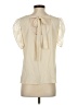 Shein Ivory Short Sleeve Blouse Size 4 - photo 2