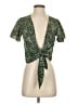 Weekend 100% Polyester Green Short Sleeve Blouse Size S (estimated) - photo 1