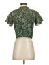 Weekend 100% Polyester Green Short Sleeve Blouse Size S (estimated) - photo 2