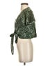 Weekend 100% Polyester Green Short Sleeve Blouse Size S (estimated) - photo 5