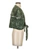 Weekend 100% Polyester Green Short Sleeve Blouse Size S (estimated) - photo 4