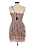 BCBGMAXAZRIA 100% Polyester Tan Cocktail Dress Size 12 (petite) - photo 2