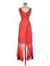Thread 100% Polyester Red Cocktail Dress Size M (estimated) - photo 1