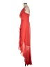 Thread 100% Polyester Red Cocktail Dress Size M (estimated) - photo 5
